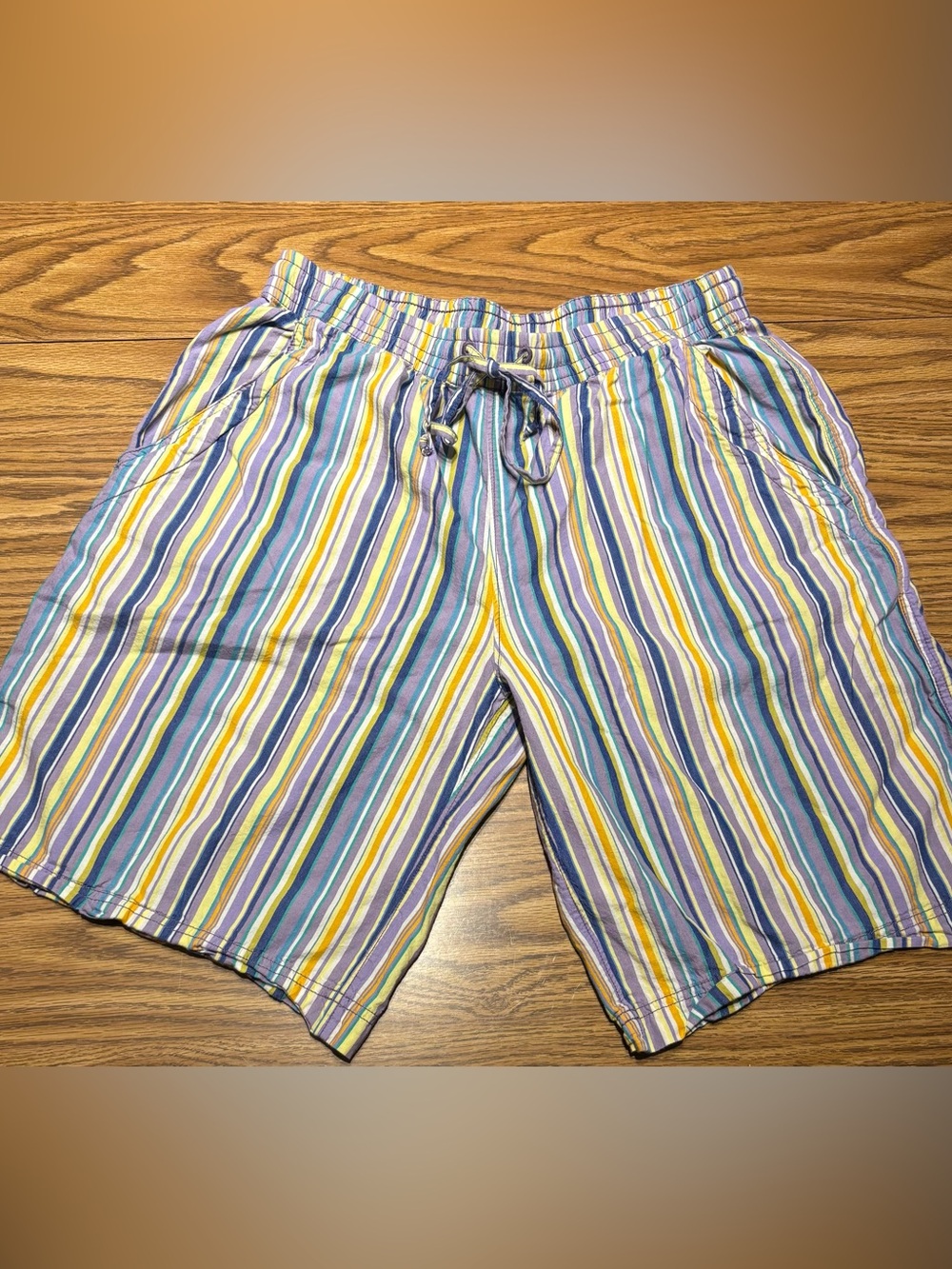 Free People Saylor Poplin Striped Shorts